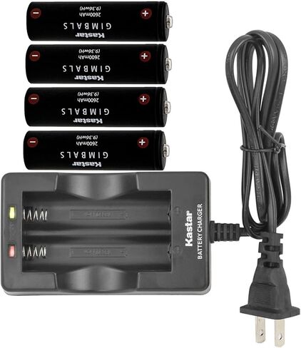 Kastar 3-Pack Battery and AC Wall Charger Replacement for Manfrotto MVG460 & MVG460FFR, XHDATA D-808 AM/FM, GMB-B117, GMB-B118 Battery, EVO GP GP-PRO RAGE3 Gimbal, EVO Rage (Gen 1) Gimbal in Saudi Arabia