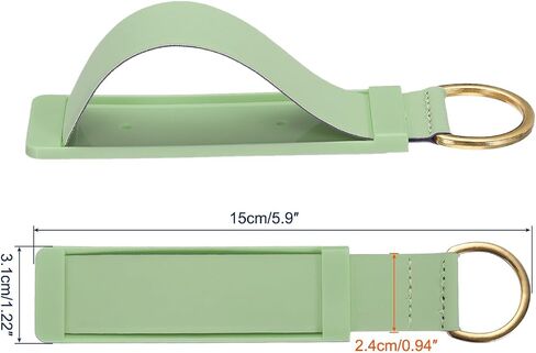 MECCANIXITY Phone Loop Finger Holder with Metal Ring Phone Strap Grip Holder Cell Phone Grip Stand for Most Smartphones Light Green in Saudi Arabia