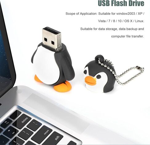 محرك فلاش USB 2.0، شريحة ذاكرة USB لطيفة وجميلة بسعة 128 جيجابايت، التوصيل والتشغيل خفيف الوزن وصغير الحجم للكمبيوتر المحمول والكمبيوتر اللوحي للتخزين والنسخ الاحتياطي (#1) in Kuwait
