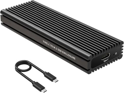 M.2 NVME AHCI SSD Enclosure Adapter for USB 3.2 Gen 2 x 2 to NVME AHCI M.2 SSD External Enclosure Support NVME and AHCI M.2 SSD - K1687P3 in Kuwait