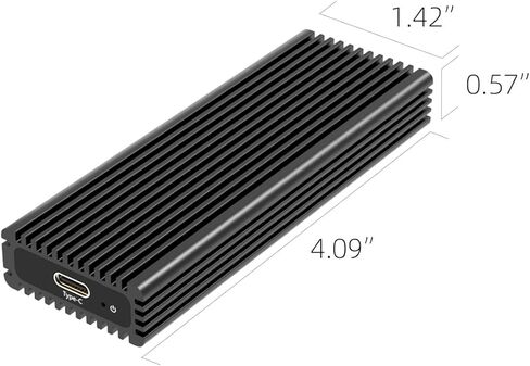 M.2 NVME AHCI SSD Enclosure Adapter for USB 3.2 Gen 2 x 2 to NVME AHCI M.2 SSD External Enclosure Support NVME and AHCI M.2 SSD - K1687P3 in Kuwait