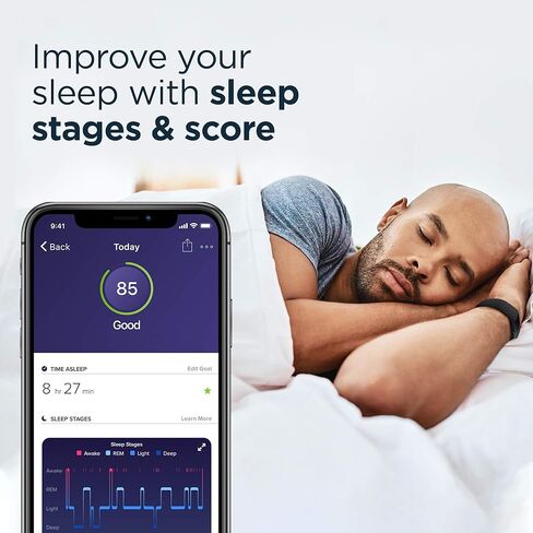 Fitbit FB417BKNV Charge 4 Fitness Wristband - Storm Blue in Kuwait