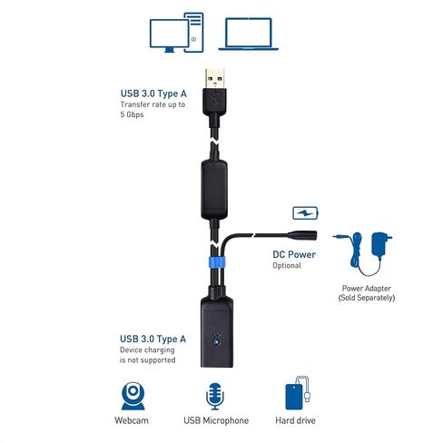 Cable Matters Active USB 3.0 Extension Cable, 16.4ft / 5m in Saudi Arabia