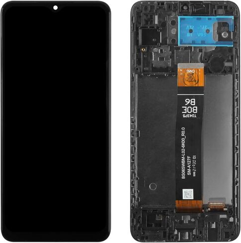 A-MIND لهاتف Samsung Galaxy A12 Nacho A127 استبدال الشاشة (مع الإطار) A127F/DSN A127F/DS A127F A127M A127U شاشة LCD تعمل باللمس محول رقمي مجموعة إصلاح كاملة، مع أدوات in Kuwait