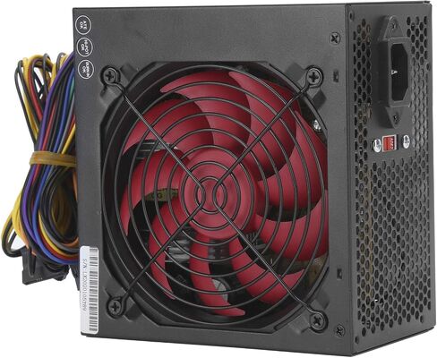 ASHATA Computer Power Supply Modular 250W, ATX Power Supply with 4.7 inch Mute Cooling Fan, 20+4 Pin 12V CPU Desktop PC Active PFC Power Supply (US Plug) in Saudi Arabia