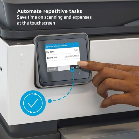 طابعة HP OfficeJet Pro 9015e لاسلكية متعددة الإمكانات ملونة مع حبر فوري إضافي لمدة 6 أشهر مع HP+ (1G5L3A)، رمادي in Saudi Arabia