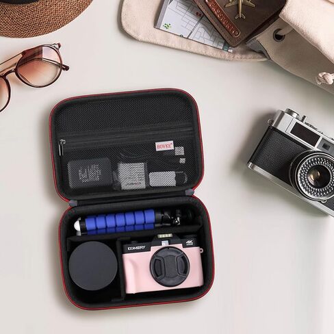 جراب BOVKE OM 6 لهاتف DJI OSMO Mobile 6 الذكي - مثبت جيمبال - حقيبة سفر لـ DJI OM 6 - حامل تثبيت فيديو محمول وقابل للطي - لفيديو سيلفي يوتيوب تيك توك، جيب شبكي للكابلات، أسود in Kuwait