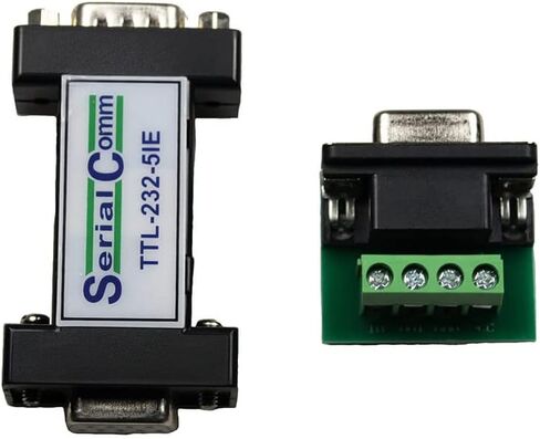SERIALCOMM TTL-232-5IE - أداء عالي، محول RS232 إلى 5V TTL - درجة صناعية، يعمل بمنفذ. موثوقية عالية مع ضمان استبدال لمدة 5 سنوات in Kuwait