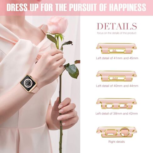 top4cus 40mm PC Cover Case for Apple Watch Series 6/SE/5/4, White | With Screen Protector, Daily Use Cover for Women Kids, Overall Anti-Scratch Bumper, Shockproof, Waterproof, Workout in Kuwait