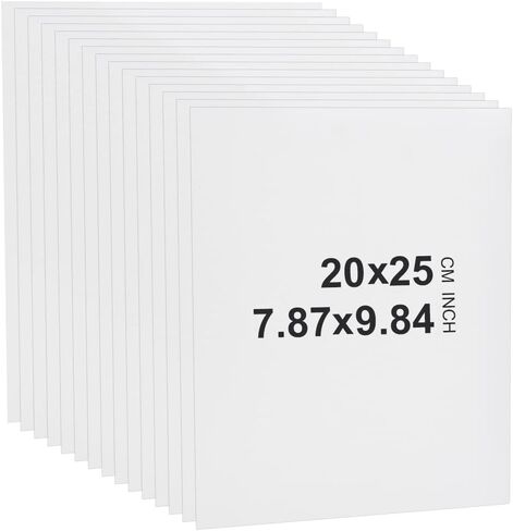 BENECREAT 36 Sheets White Mats Matboards, 5x7 inch Backing Boards Acid Free Backerboards for 7 inch Photos, Art, Picture Framing in Saudi Arabia