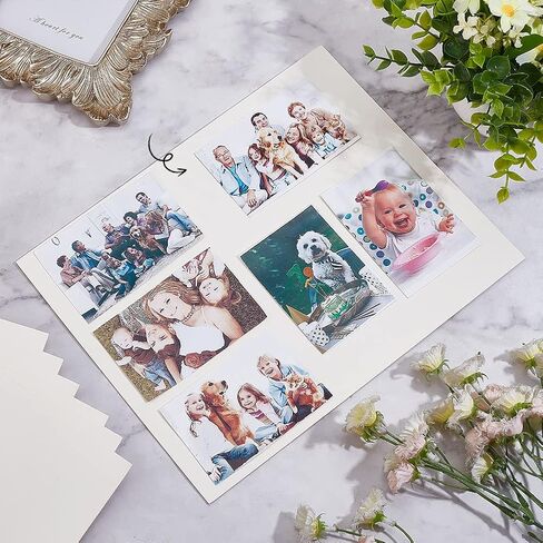 BENECREAT 36 Sheets White Mats Matboards, 5x7 inch Backing Boards Acid Free Backerboards for 7 inch Photos, Art, Picture Framing in Saudi Arabia