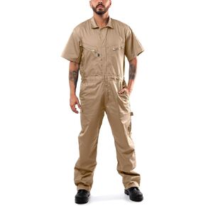 Kolossus Coveralls for Men Short Sleeve – Blended – Zippered – Pockets – Jumpsuit for Men