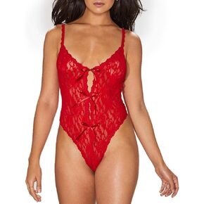hanky panky, Signature Lace Crotchless Teddy