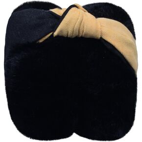 EDCYF Women Winter EarMuffs Cute Plush Warm Ear Muffs Winter Cold Weather Ear Warmer Girls Foldable Outdoor Ear Covers