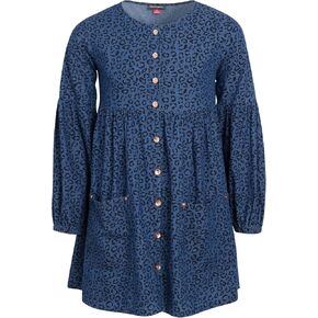 Vince Camuto Girls’ Dress – Denim Jean Dress for Girls – Kids Casual Jumper Dress (Size: 4-12)