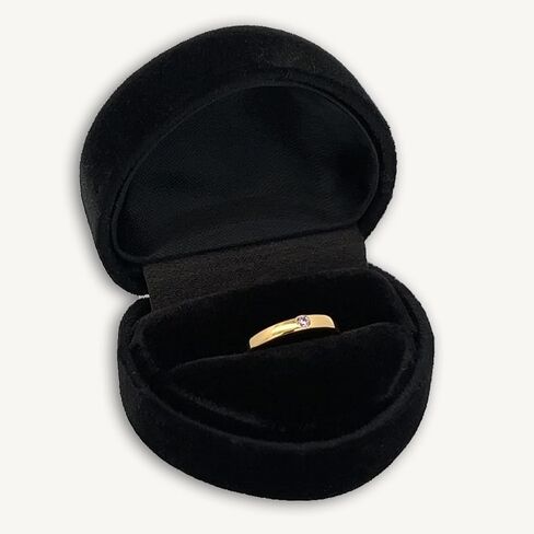 Precious Pieces Sterling Silver with Gold-Plating Baby Ring with CZ in Saudi Arabia