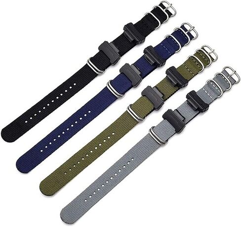حزام ساعة بديل من النايلون 22 ملم لساعة كاسيو للرجال والنساء G-Shock GA-110/100/120/150/200/300/400 GD-100/110/120 G-8900 DW-5600 GW-M5610 DW-6900 G-5600 GW-6900 DW-9052 GLS-8900 in Kuwait
