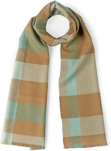 Inca Fashions - 100% Pure Baby Alpaca Buffalo Plaid Scarf for Men and Women in Kuwait