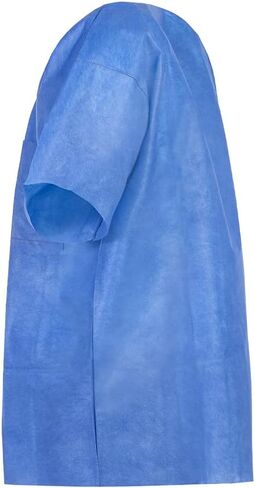 50 قطعة من قمصان ترونيكس متعددة الطبقات سبونبوند زرقاء للاستعمال مرة واحدة، قمصان للاستعمال مرة واحدة مع جيوب (متوسطة) in Kuwait