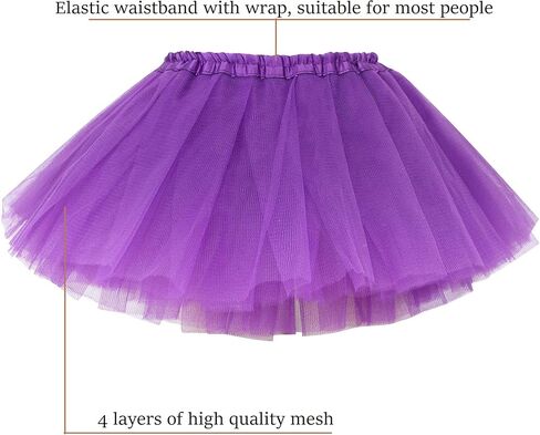 Adult Tutu Skirt,Tulle Tutu Skirt for Women with LED Neon 5 Layers Tulle Ballet Skirts for Party Dance in Kuwait