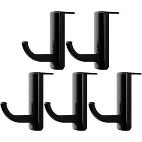 Hemobllo 5PCS Headphone Hook Monitor Stand Holder Headphone Holder Headset Hanger Headphone Rack Heavy Duty Hitch Headset Holder Monitor Holder Headphone Hanger White Mount Plastic Acrylic