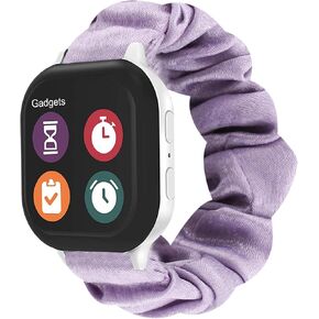 سوار NewJourney Scrunchie متوافق مع ساعة Gizmo 3/2/1، حزام بديل من القماش القابل للتمدد لطيف للفتيات والأولاد in Kuwait