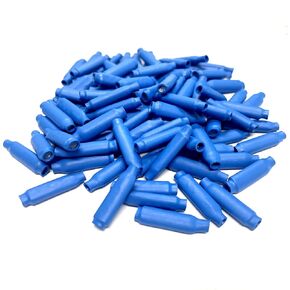 Low Voltage Wire B Connectors Wet Filled Silicone Crimp Bean Type Cable Splice Fits for Telephone Alarm Networking System,1000 PCS (Blue)