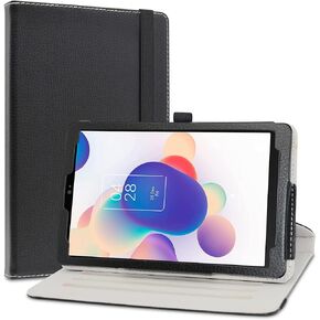 JRTAL Compatible with TCL Tab Pro 5G Case/TCL TABMAX 10.4 Case,360 Degree Rotation Stand Premium PU Cover for 10.36" TCL Tab Pro 5G TCL-9198S/TCL TABMAX 10.4 9296Q(Not fit TCL Tab 10 5G 9183),Black