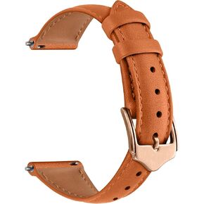 سوار ساعة جلدي سريع التحرير 20 مم من OXWALLEN متوافق مع ساعة Samsung Galaxy Watch 6 5 4 حزام 40 مم 44 مم/ساعة 5 Pro 45 مم/ساعة Galaxy 4 6 حزام كلاسيكي 42 مم 46 مم 43 مم 47 مم/ساعة 3 41 مم/حزام مجدول نشط 2 للنساء in Kuwait