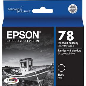 خرطوشة حبر ذات سعة قياسية من Epson T078 Claria Hi-Definition 78, اسود in Kuwait