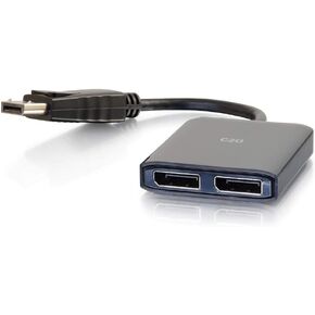 Legrand - C2G DisplayPort 1.2 Dual DP, 2 Port Monitor Splitter, Mini Displayport Adapter, 4k Monitor Splitter Adapter, 1 Count, C2G 54291 in Kuwait