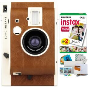 لوموجرافي كاميرا فورية من لومو مع 3 عدسات (اصدار سان ريمو) حزمة فيلم وصندوق فوتو/ مجموعة بطاقات بريدية ذاتية الصنع (3 عناصر) in Kuwait