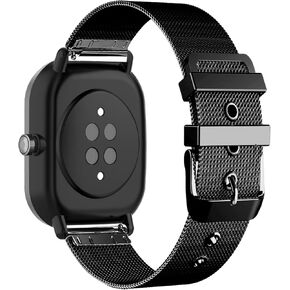 Metal Bands Compatible With Amaz Fit Gts/Gts2/ Gts 3/Gts 2e/Gts 2 Mini/Gts 4 Mini/Gts 4/Gtr Mini,20mm Quick Release Stainless Steel Watch Strap For Amaz Fit Bip 3 Pro/Bip 3/Bip u Pro/Bip/Bip Lite/Bip s/Bip s Lite/Bip u Replacement Bands For Women Men