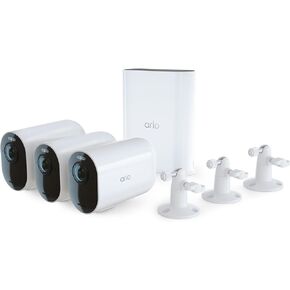 Arlo Ultra 2 XL 3-CAM KIT مع بطارية XL وغطاء و3 حوامل أمان ومحور ذكي - مجدد معتمد - VMS5342-200NAR (متجدد) in Kuwait