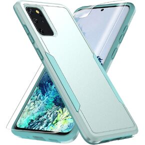 for Galaxy S20 Plus Case, with HD Screen Protector [Military Grade Drop Tested] Heavy-Duty Tough Rugged Shockproof Protective Case for Samsung S20 Plus, Black in Kuwait