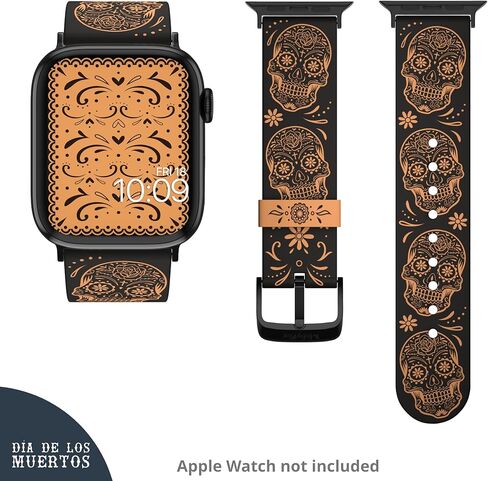 Día de los Muertos Smartwatch Band - Officially Licensed, Compatible with Every Size & Series of Apple Watch (watch not included) in Kuwait