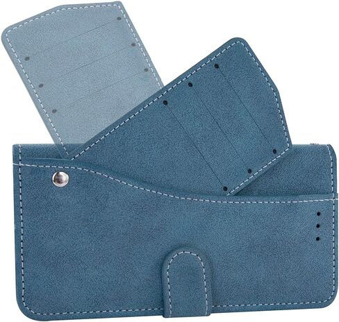 Compatible with LG K20/K20 Plus/K20 V/Harmony/V5/K10 2017/Grace LTE Wallet Case and Tempered Glass Screen Protector Flip Credit Card Holder Stand Cell Phone Cover for LGK20V K20V K 20 20K K20+ Blue in Kuwait