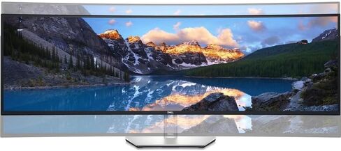 Dell UltraSharp U4924DW 49" Dual Quad HD (DQHD) Curved Screen Edge WLED LCD Monitor - 32:9,Black in Saudi Arabia