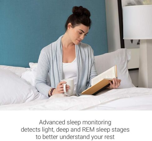 Garmin vívosmart 4، جهاز تعقب النشاط واللياقة البدنية مع جهاز مراقبة معدل ضربات القلب ومعدل ضربات القلب، منتصف الليل مع شريط أسود، كبير (متجدد) in Kuwait