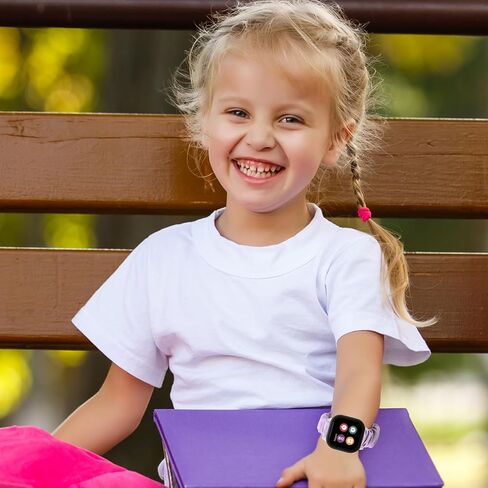 سوار NewJourney Scrunchie متوافق مع ساعة Gizmo 3/2/1، حزام بديل من القماش القابل للتمدد لطيف للفتيات والأولاد in Kuwait