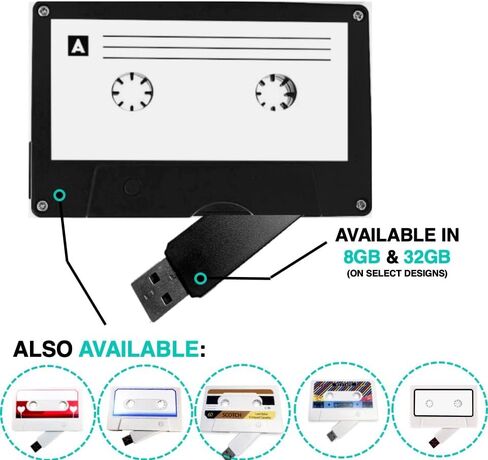 MasHTAPE الأصلي - شريط كاسيت USB فلاش درايف 4 جيجابايت، باك مان ريترو كوليكستريب in Kuwait