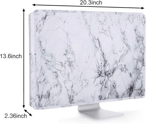 موسيسو غطاء شاشة مقاوم للغبار مقاس 22 و23 و24 و25 انش من البوليستر المضاد للكهرباء الساكنة لشاشة LCD وLED/HD متوافق مع اي ماك 22-25 انش والكمبيوتر المكتبي والتلفزيون، اسود in Kuwait