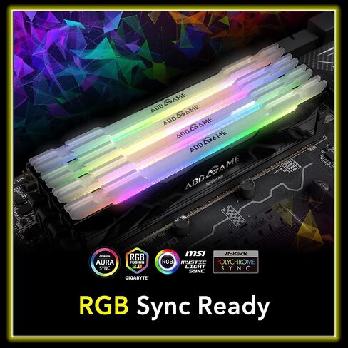 Addlink AddGame Spider 4 32GB (16GBx2) Gaming DDR4 3200MHz مع Heatsink 288-Pin C16 UDIMM ثنائي القناة لمجموعة ذاكرة سطح المكتب in Kuwait