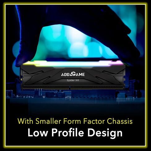 Addlink AddGame Spider 4 32GB (16GBx2) Gaming DDR4 3200MHz مع Heatsink 288-Pin C16 UDIMM ثنائي القناة لمجموعة ذاكرة سطح المكتب in Kuwait