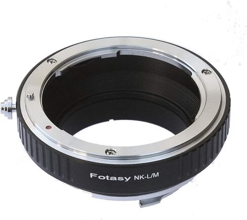 عدسة Fotasy Nikon إلى محول كاميرا Leica M Mount، يناسب Leica M9، M8، M7، M6، M5، M4، M3، M2، Ricoh GXR Mount A12 in Saudi Arabia