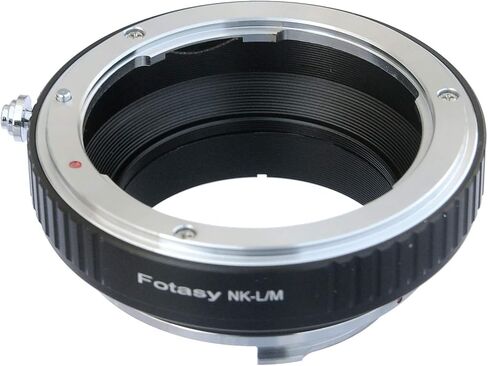 عدسة Fotasy Nikon إلى محول كاميرا Leica M Mount، يناسب Leica M9، M8، M7، M6، M5، M4، M3، M2، Ricoh GXR Mount A12 in Saudi Arabia