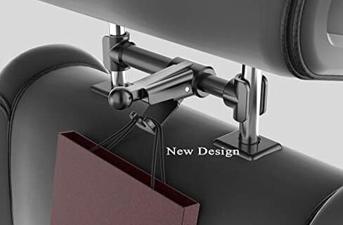 حامل مسند رأس السيارة Enpei، حامل مسند رأس الكمبيوتر اللوحي متوافق مع أجهزة مثل Pad Pro Air Mini، والأجهزة اللوحية، وGoogle Nexus، والأجهزة اللوحية والهواتف المحمولة الأخرى مقاس 4-11 بوصة (ترقية جديدة 2021) in Kuwait