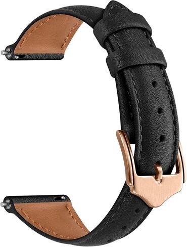 OXWALLEN 20MM Quick Release Leather Watch Band Compatible with Samsung Galaxy Watch 6 5 4 Band 40mm 44mm/Watch 5 Pro 45mm/Galaxy Watch 4 6 Classic Band 42mm 46mm 43mm 47mm/Watch 3 41mm/Active 2 Braided Strap for Women in Kuwait