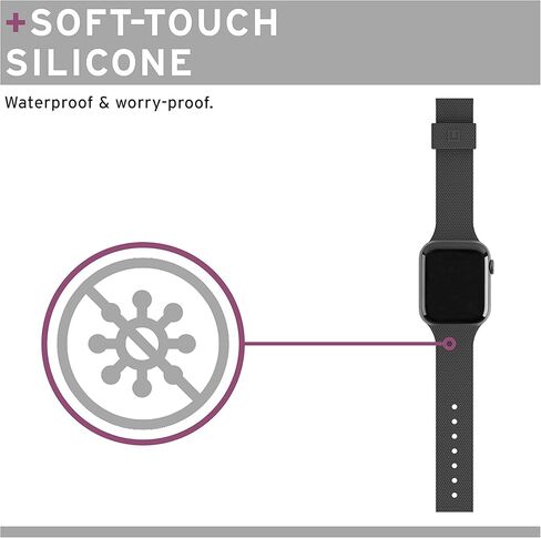 URBAN ARMOR GEAR [U] من UAG متوافق مع سوار ساعة Apple لسلسلة iWatch Series Ultra 2/Ultra/9/1-8/SE 2/SE يناسب 49/45/44/42 مم و41/40/38 مم حزام ساعة منقط in Saudi Arabia
