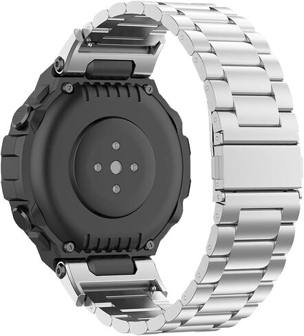 أساور TenCloud متوافقة مع ساعة Amazfit T-Rex الذكية A1918 سوار معصم من الفولاذ المقاوم للصدأ الصلب لساعة Amazfit T-Rex (ذهبي وردي) in Kuwait
